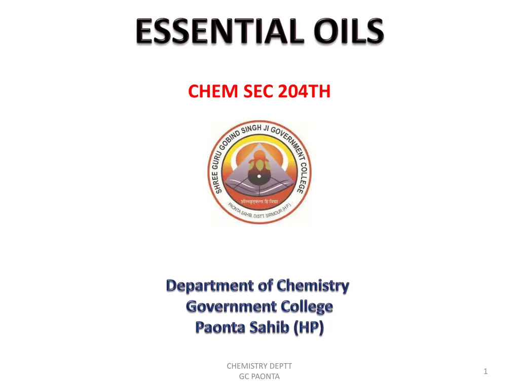 chem sec 204th