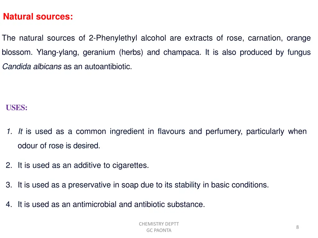 natural sources