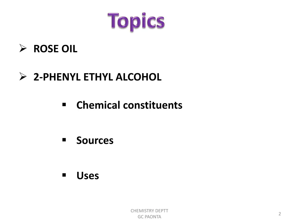 rose oil