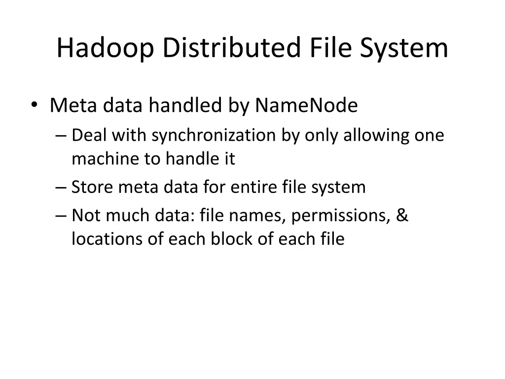 hadoop distributed file system 11