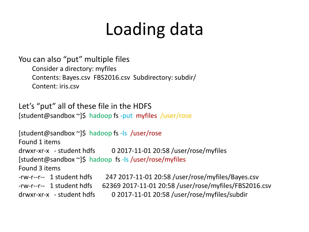 loading data 1