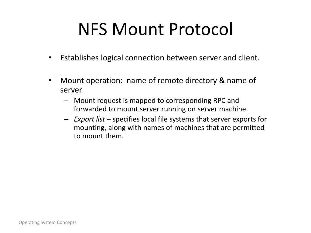 nfs mount protocol