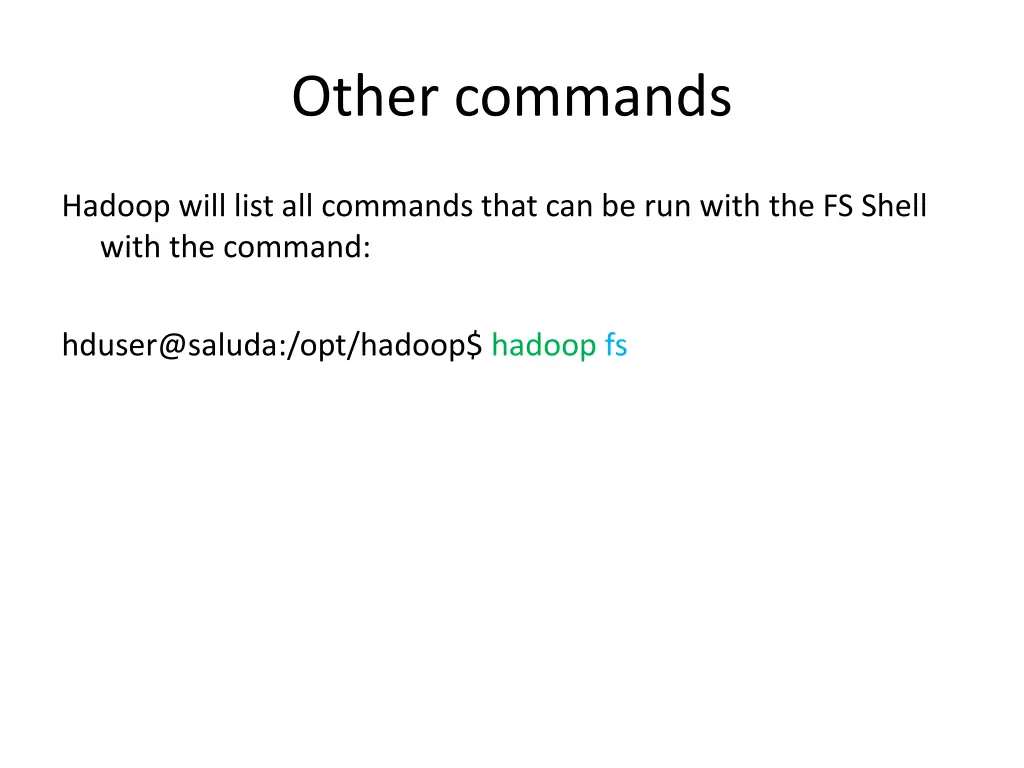other commands