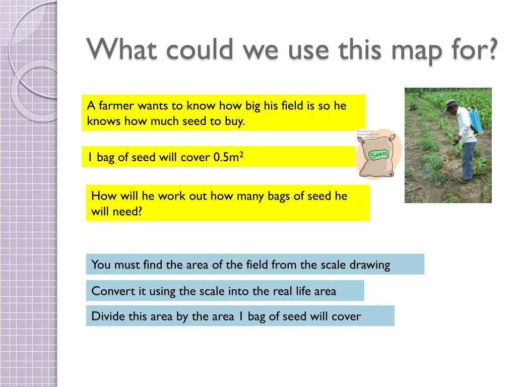 what could we use this map for