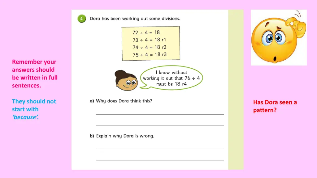 remember your answers should be written in full