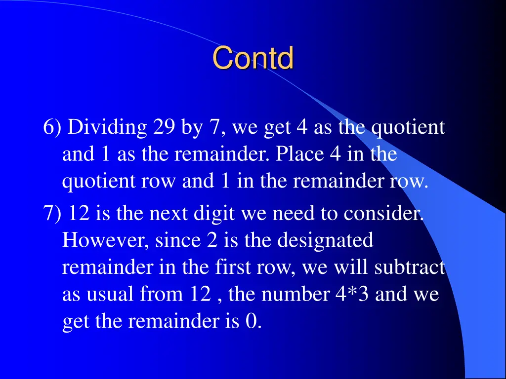 contd