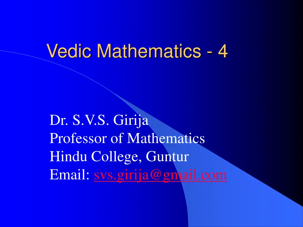 vedic mathematics 4