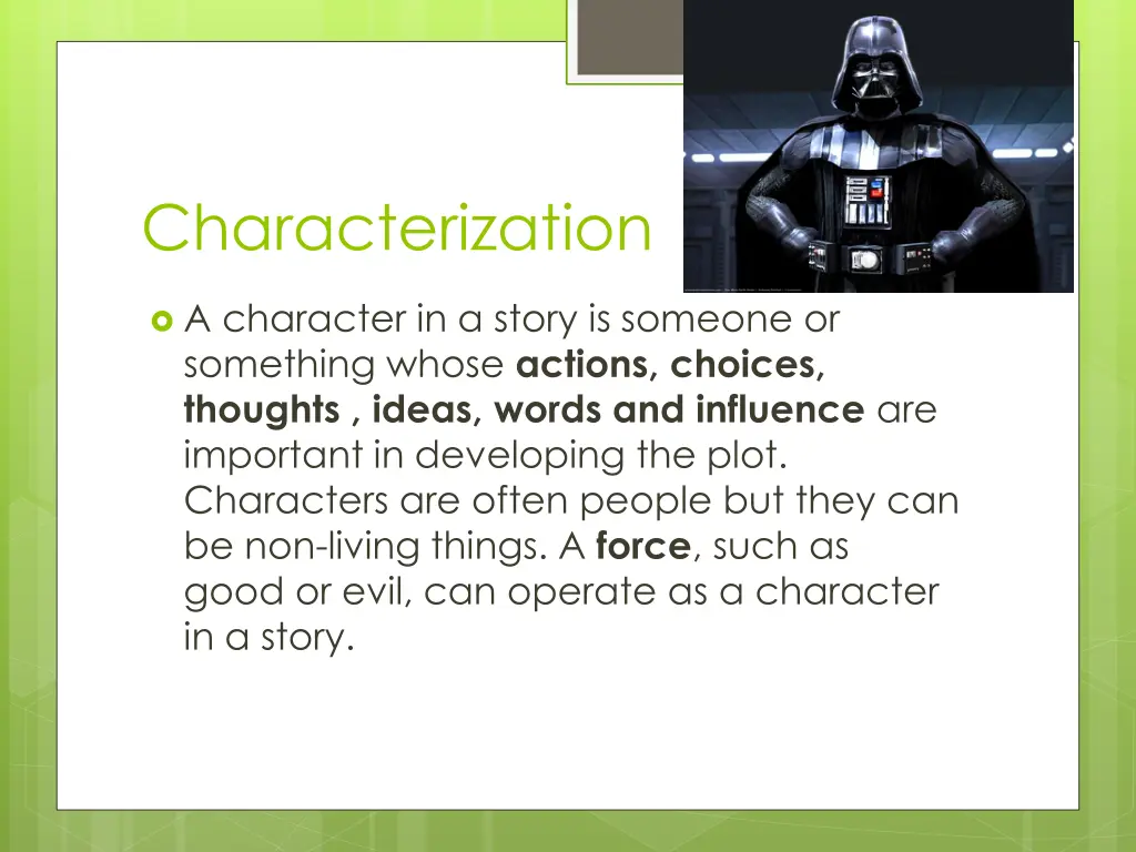 characterization