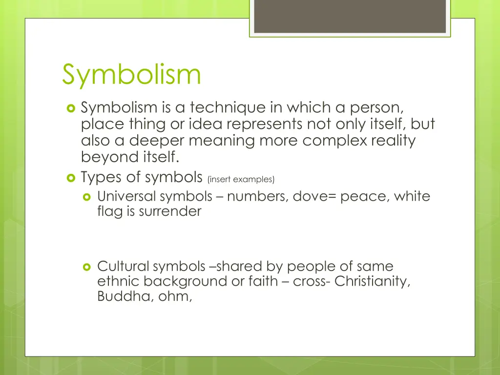 symbolism