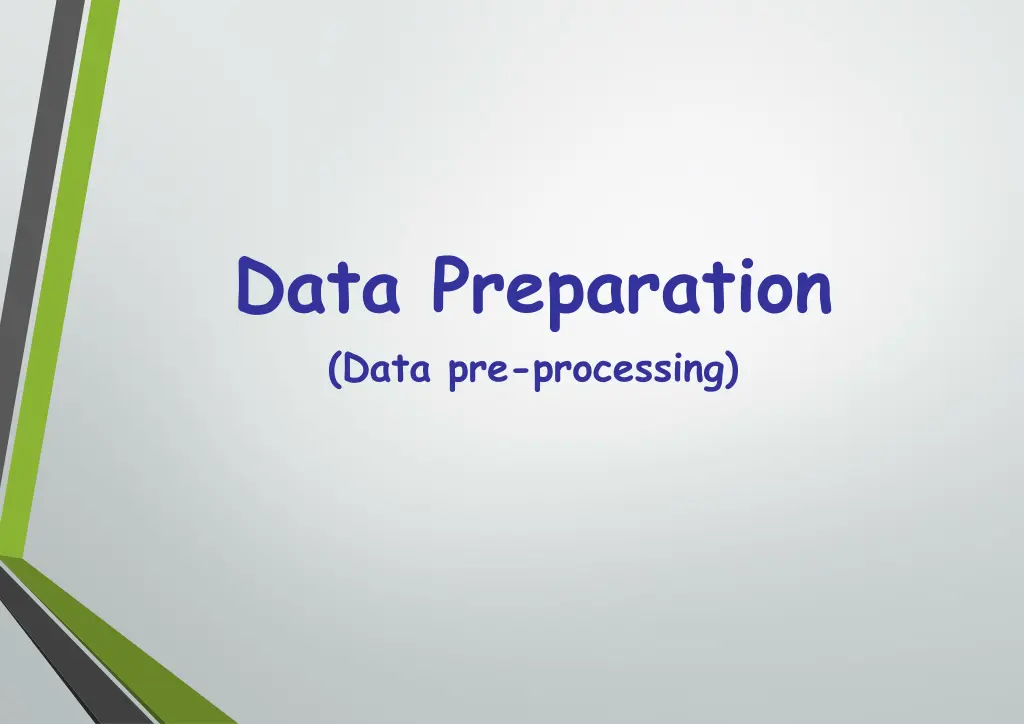 data preparation data pre processing