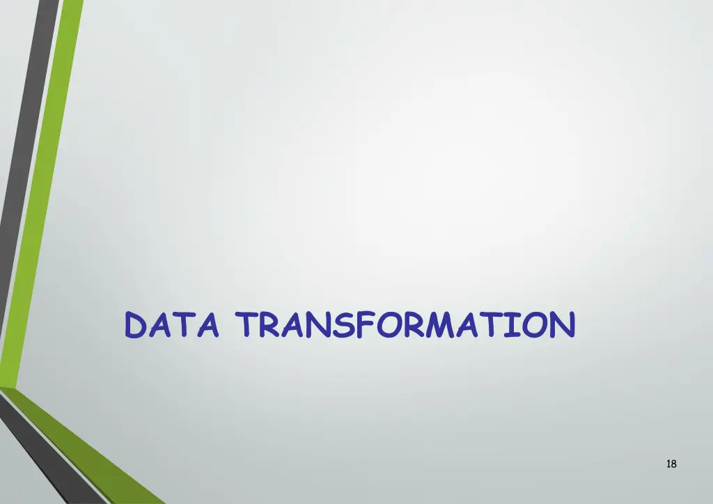 data transformation