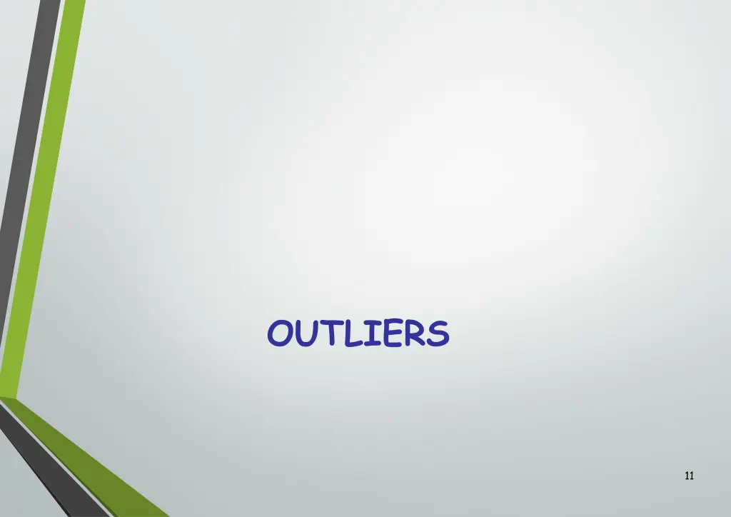 outliers
