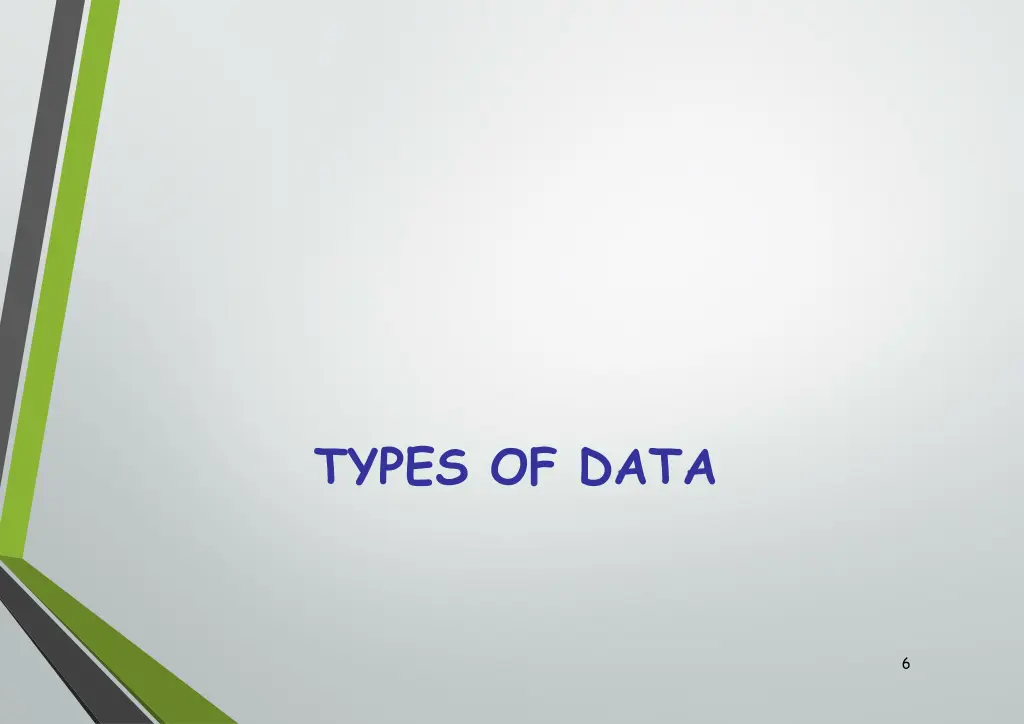 types of data