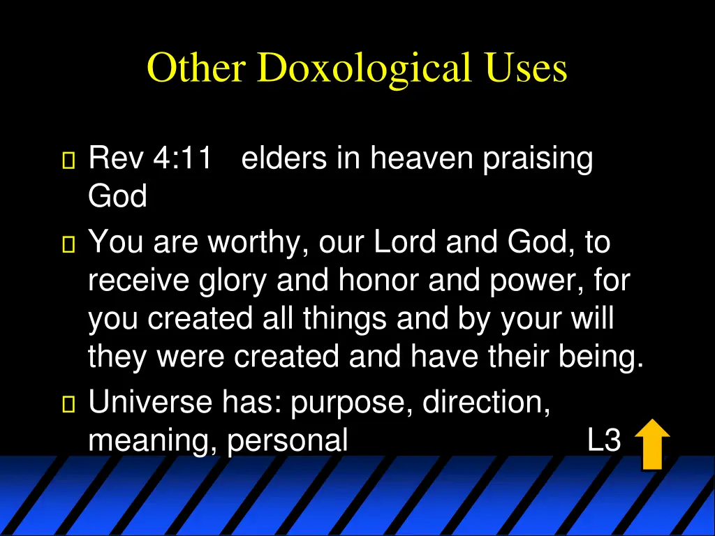 other doxological uses