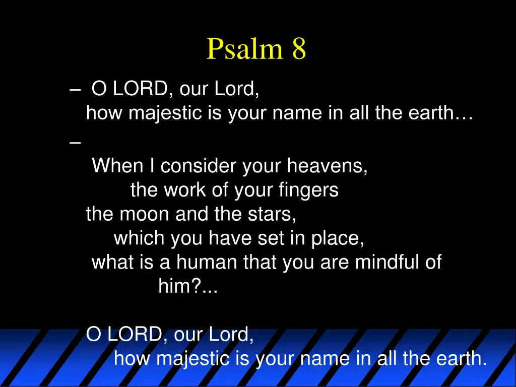 psalm 8