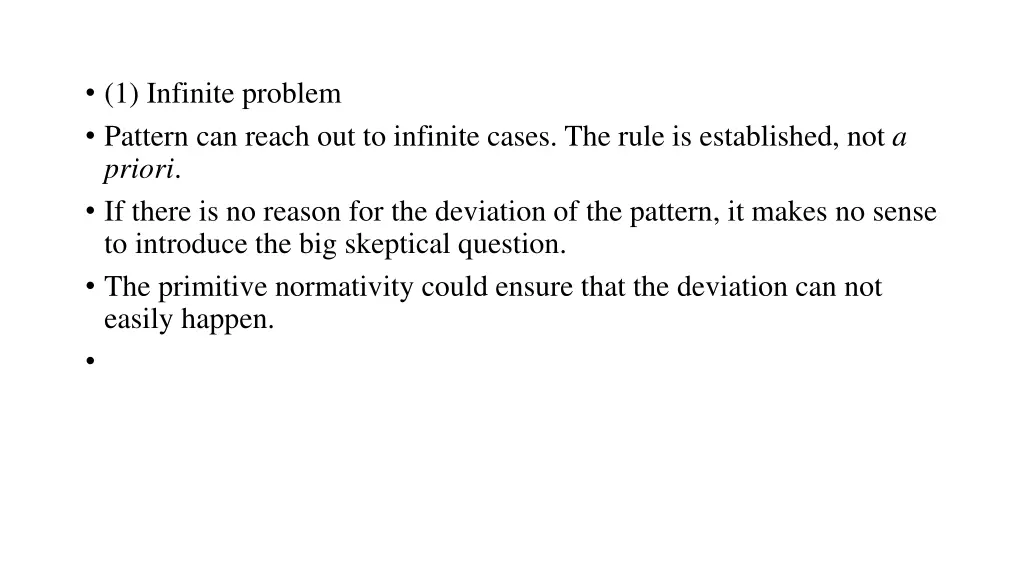1 infinite problem pattern can reach