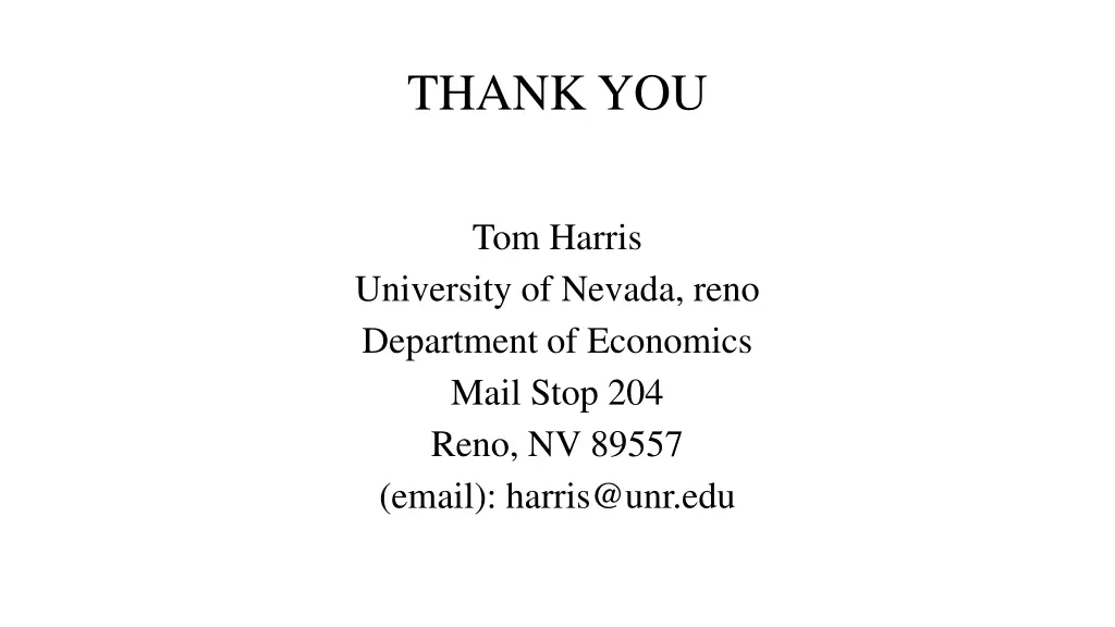 thank you