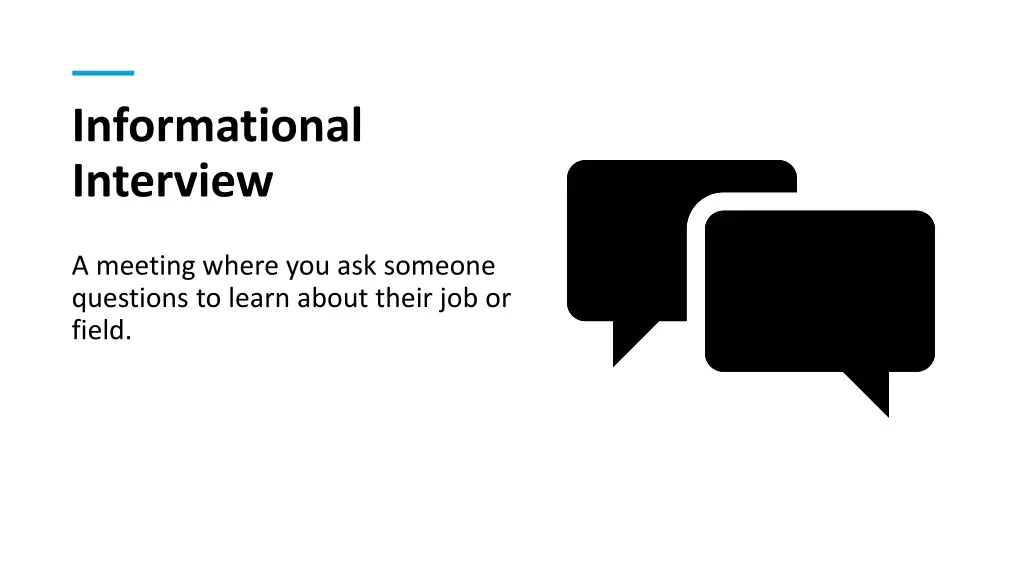 informational interview