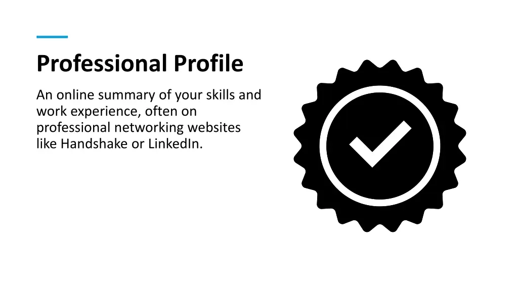 professional profile
