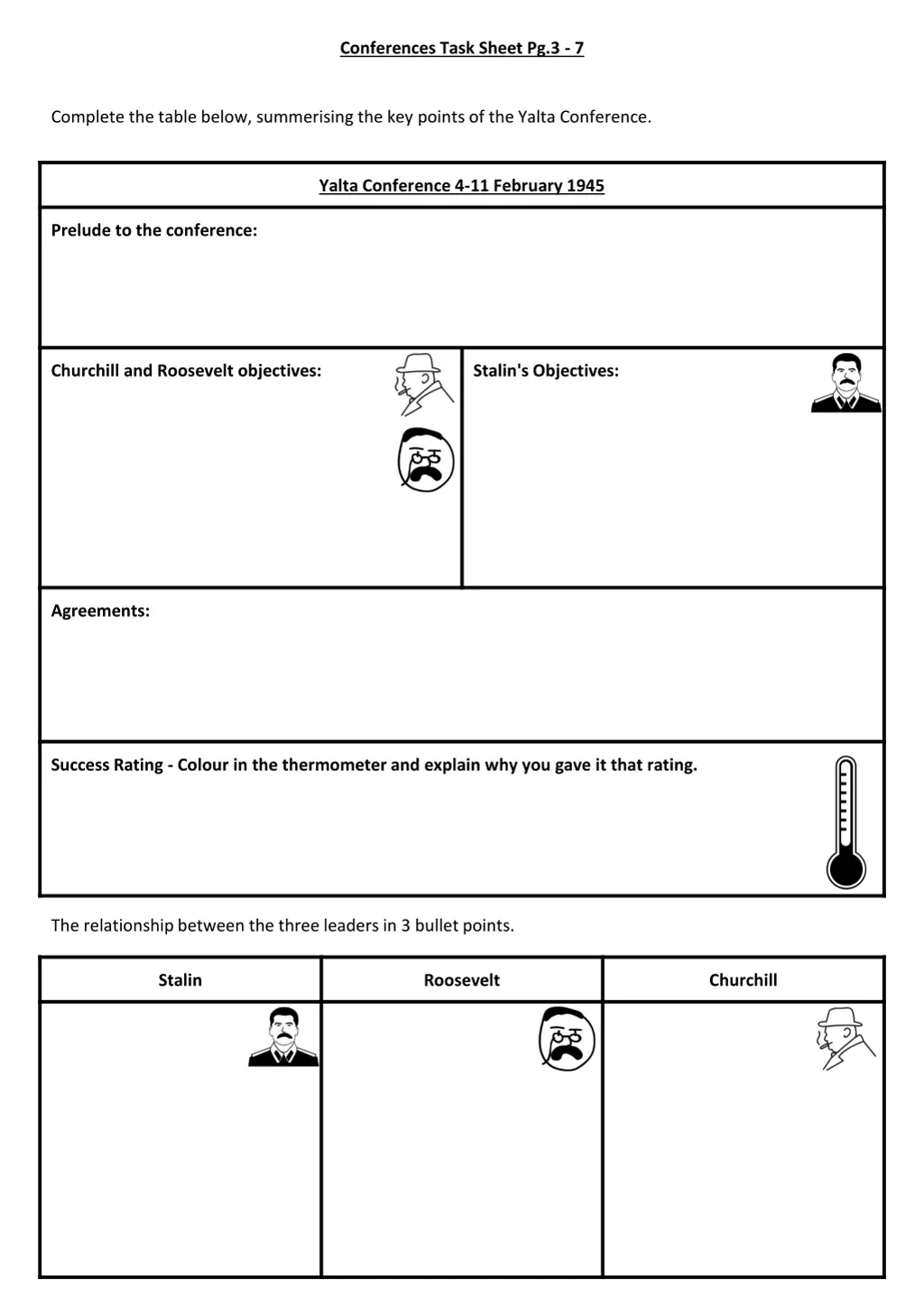 conferences task sheet pg 3 7