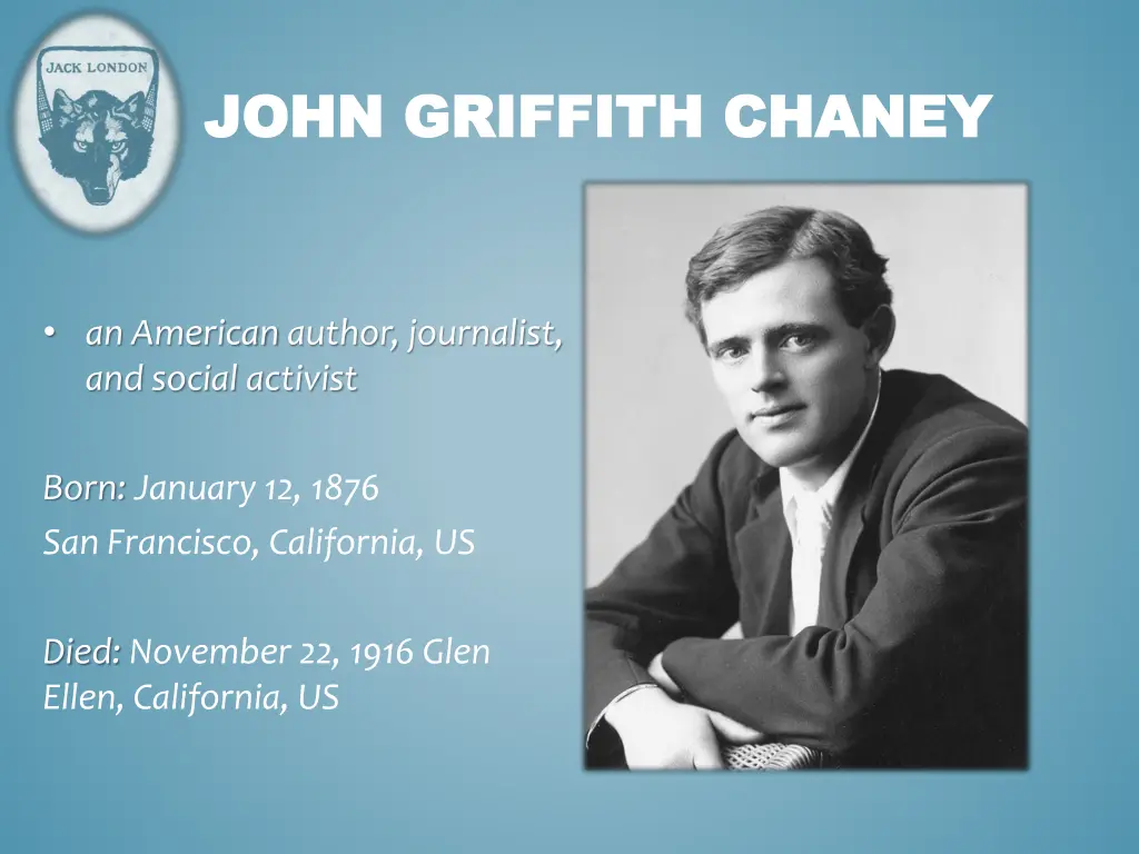 john griffith chaney john griffith chaney