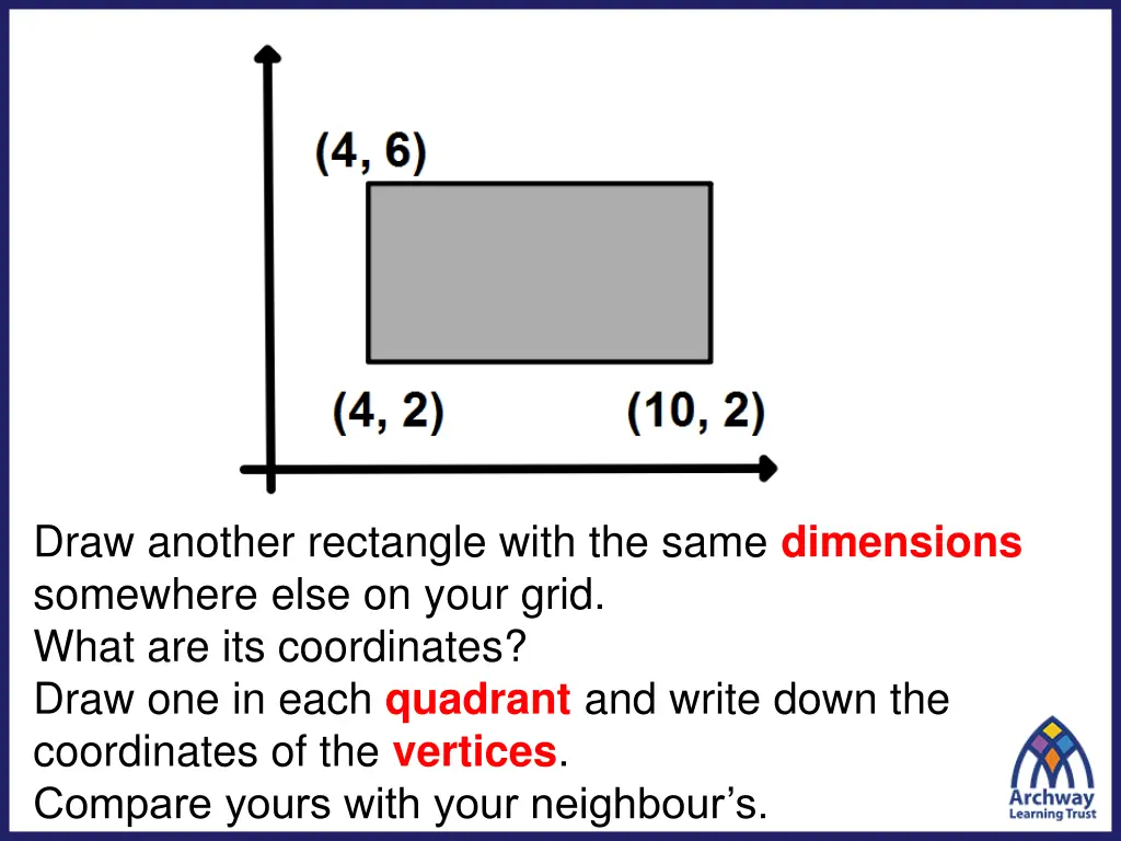 draw another rectangle with the same dimensions