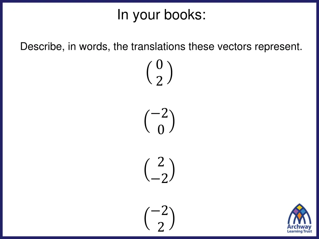 in your books