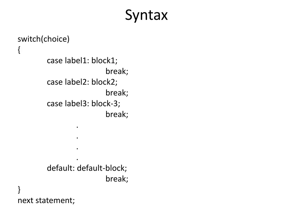 syntax 1