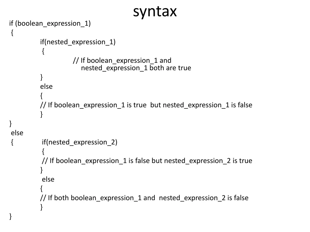 syntax