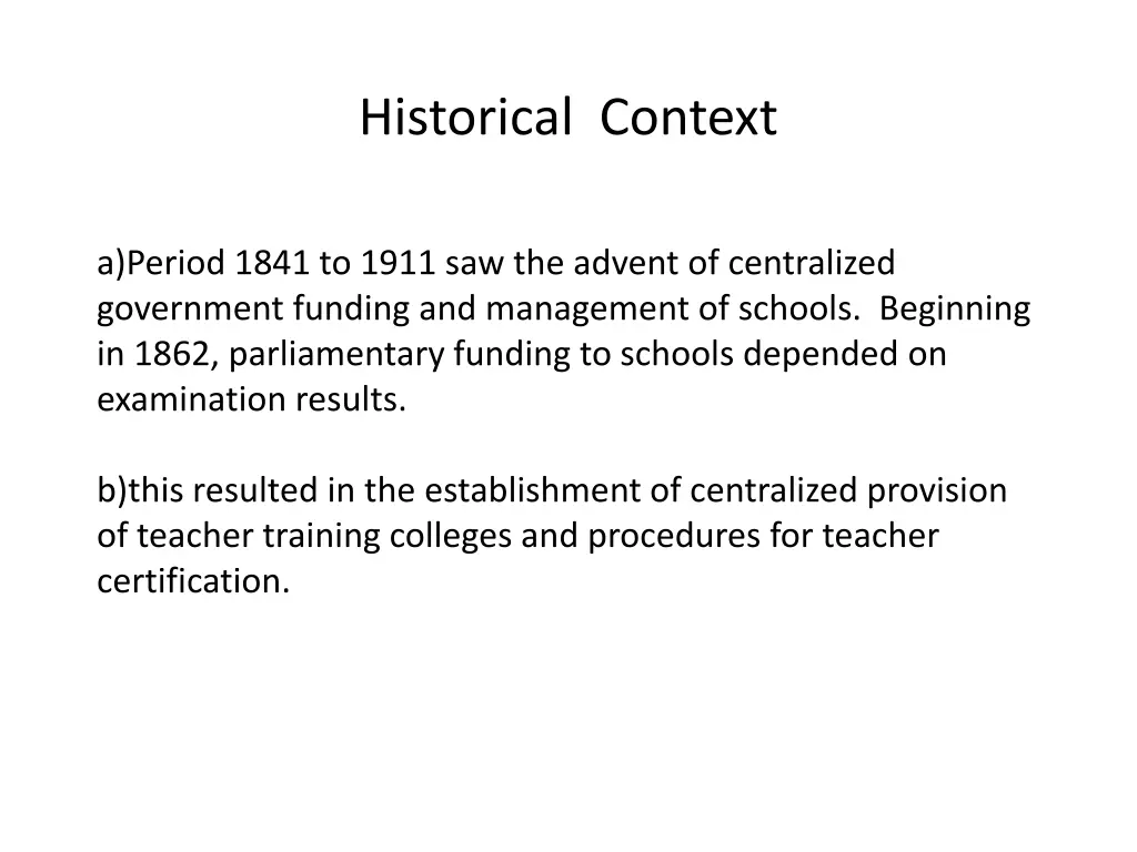 historical context