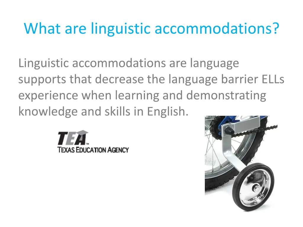 what are linguistic accommodations