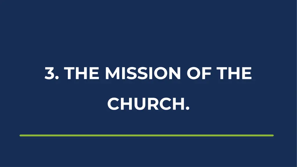 3 the mission of the