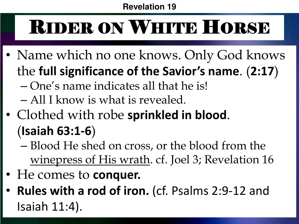 revelation 19 10