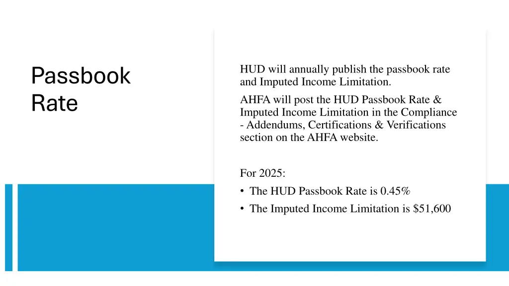 passbook rate