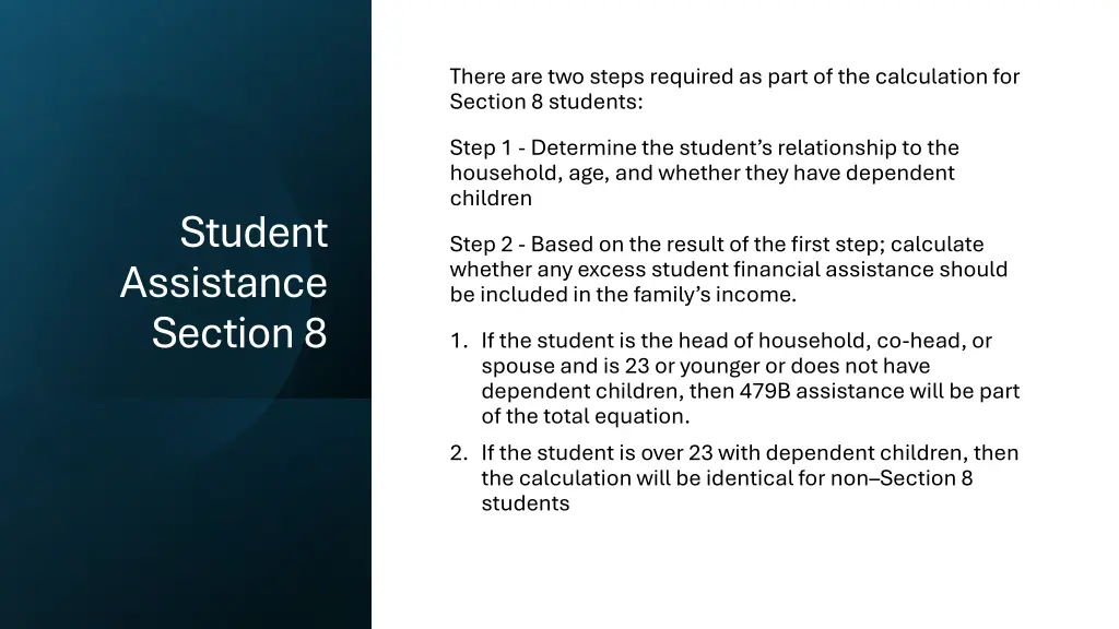 there are two steps required as part