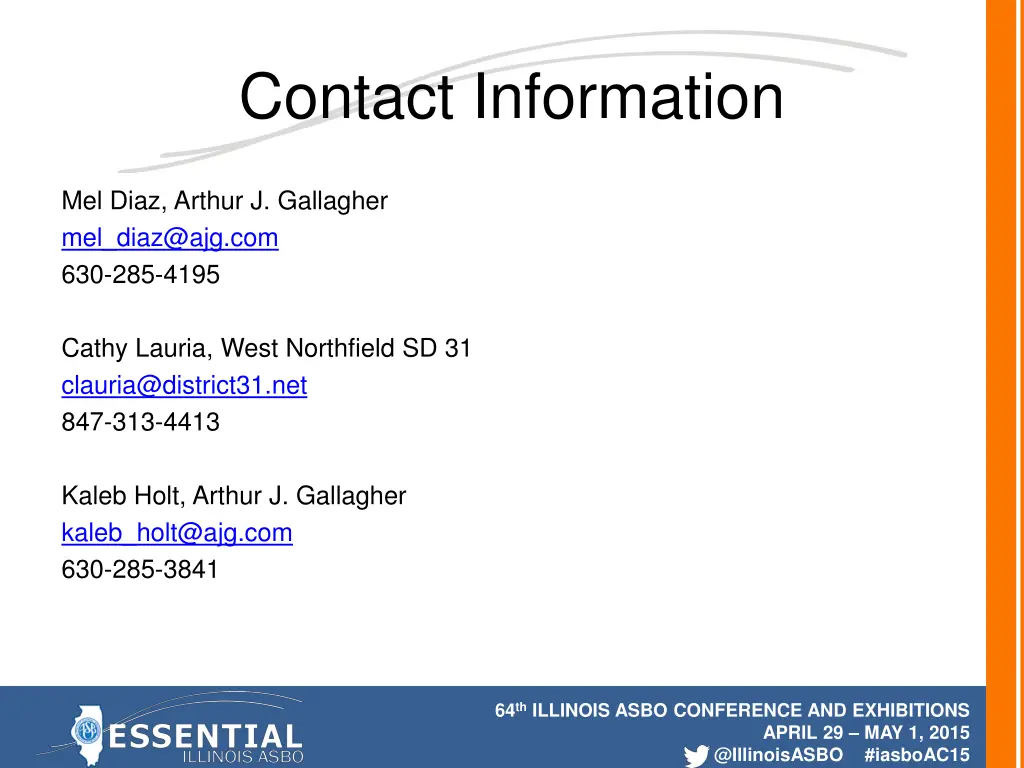 contact information