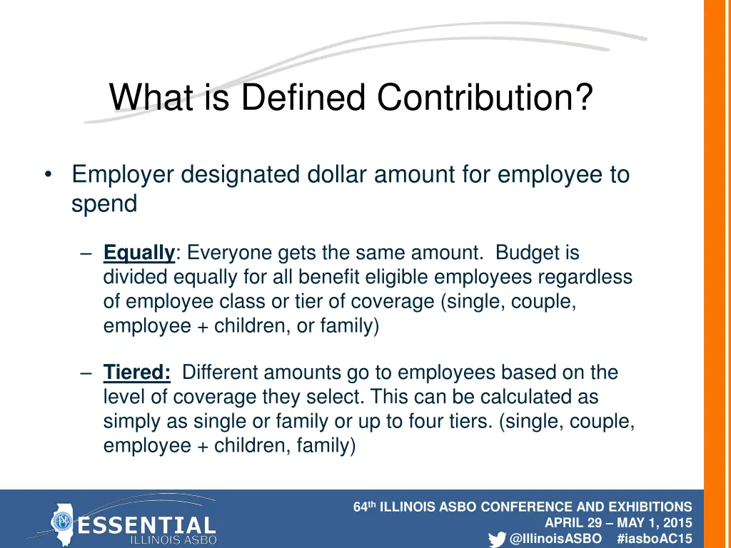 what is defined contribution 1