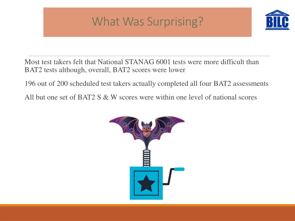 what was surprising