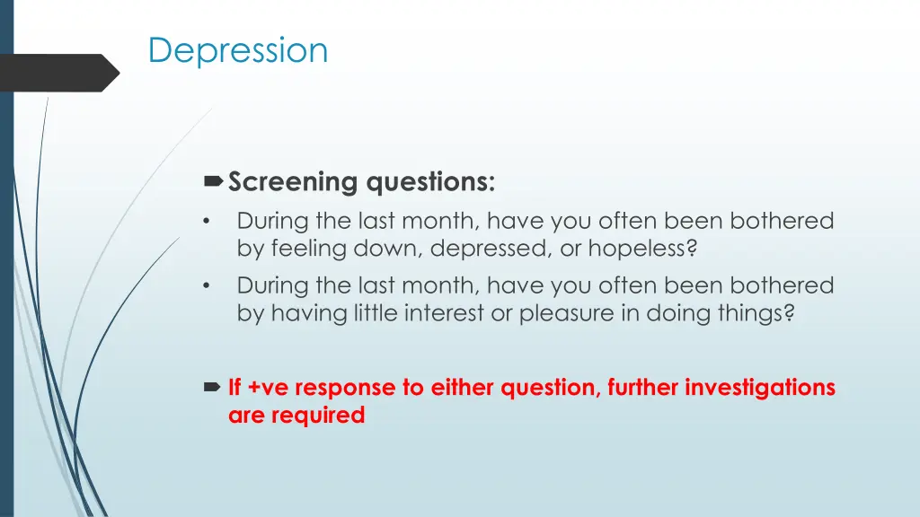 depression