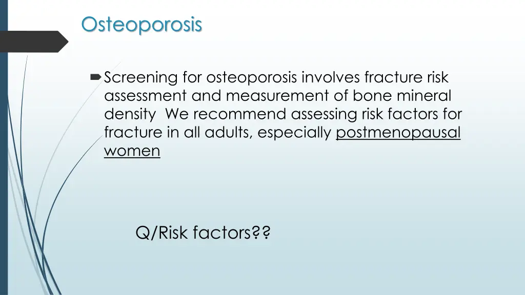 osteoporosis