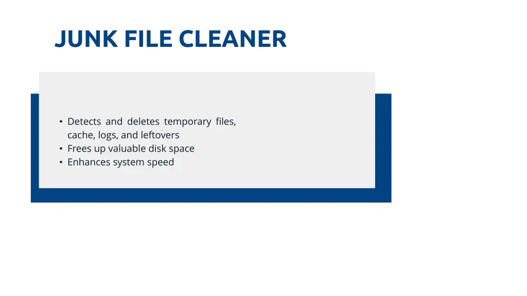 junk file cleaner