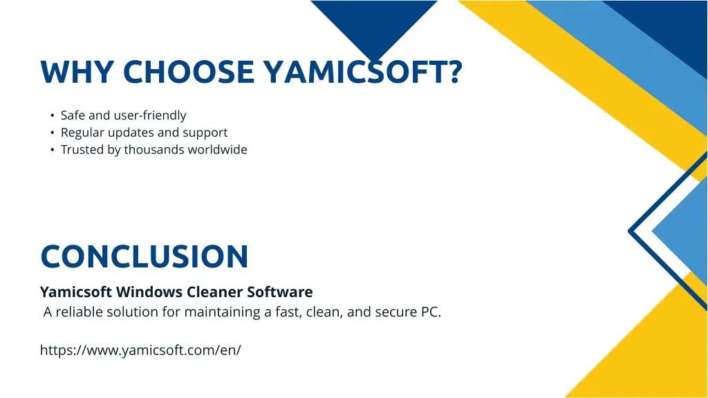 why choose yamicsoft