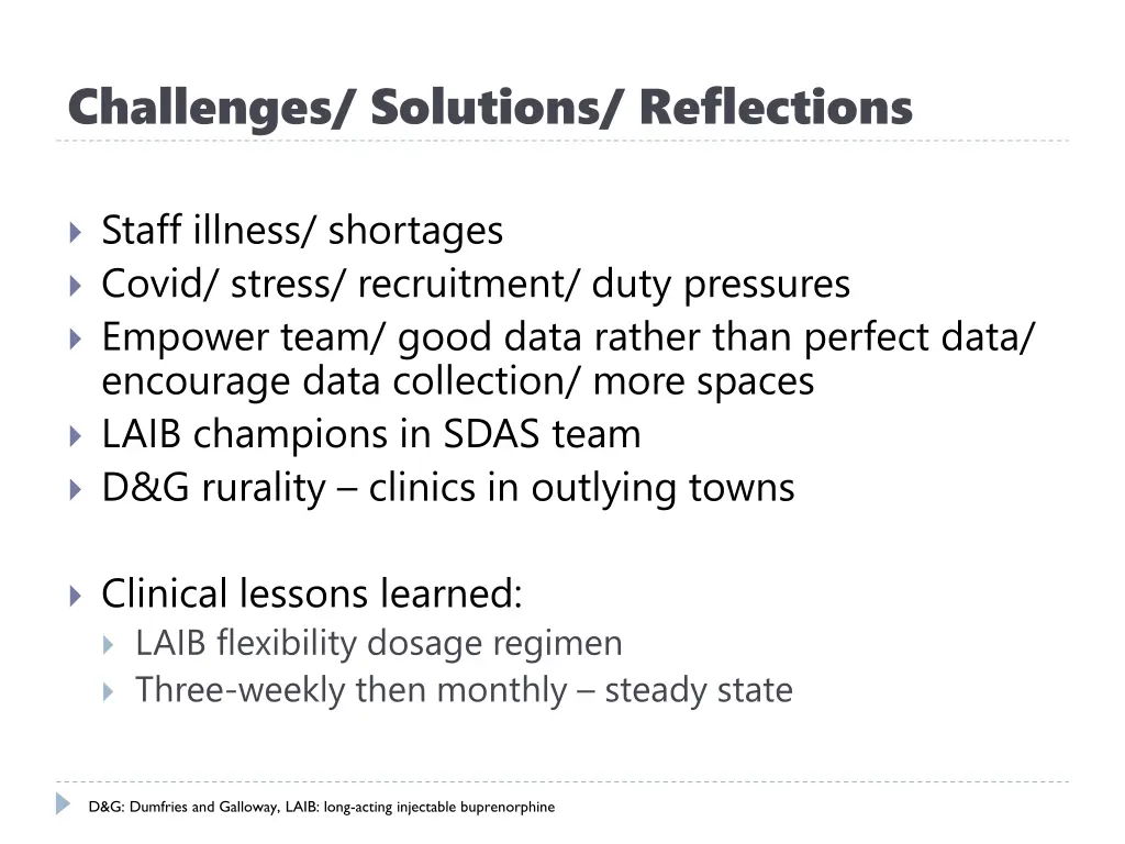 challenges solutions reflections