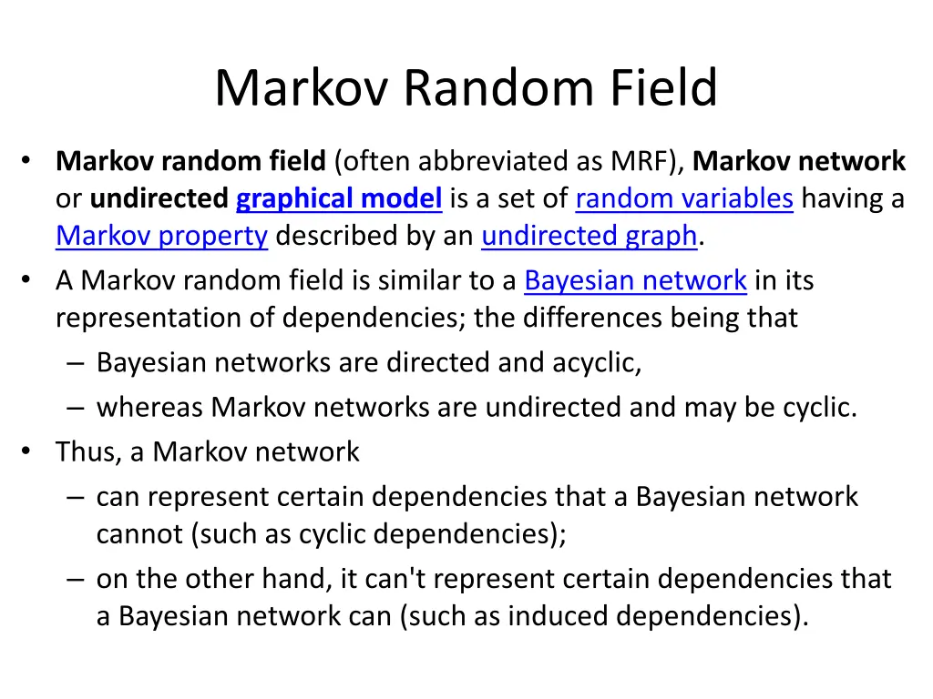markov random field 1