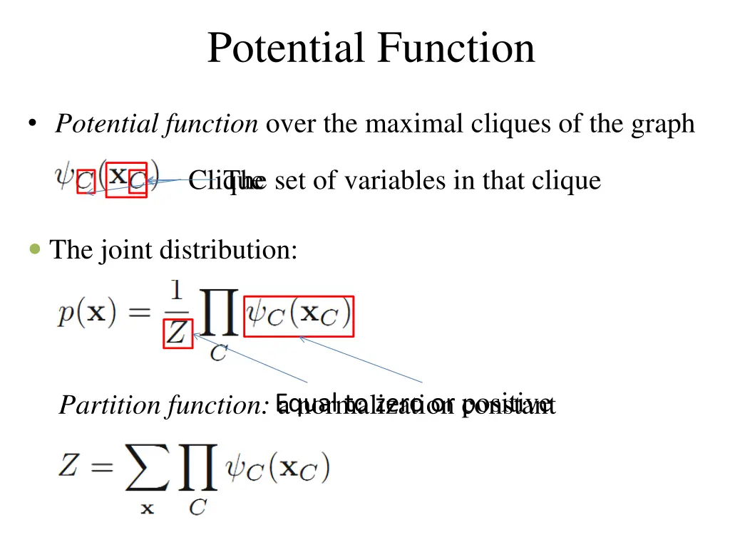 potential function 1