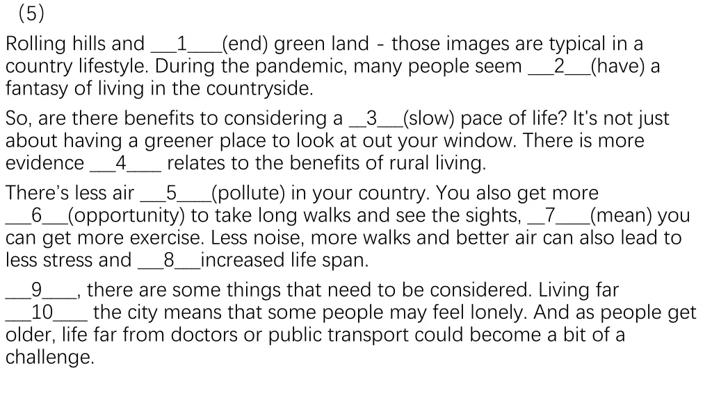 5 rolling hills and 1 end green land those images
