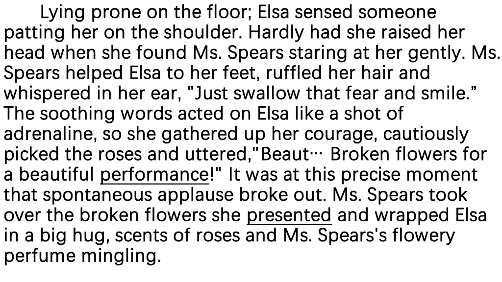 lying lying prone on the floor elsa sensed