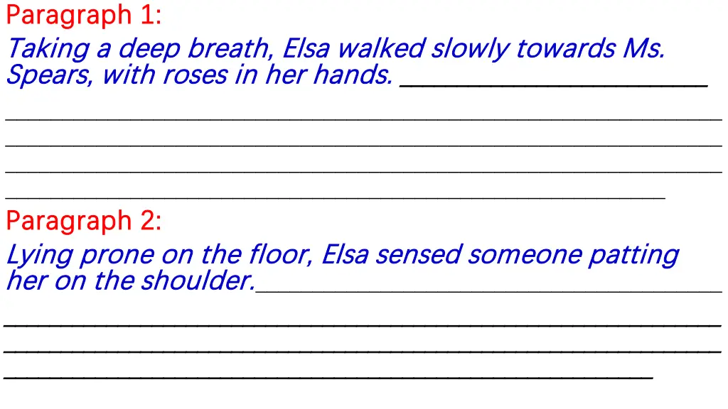 paragraph 1 paragraph 1 taking a deep breath elsa