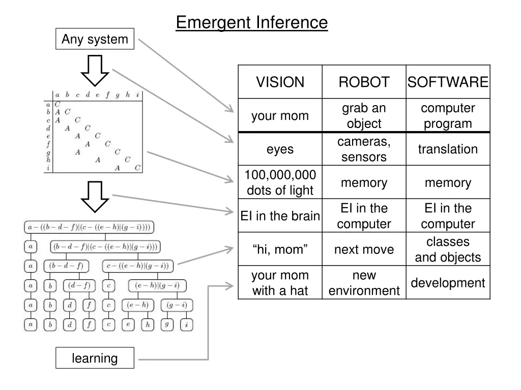 emergent inference