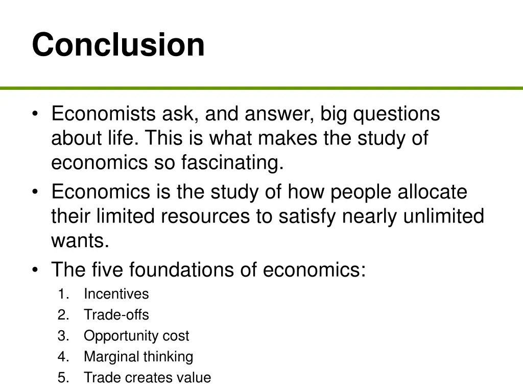 conclusion